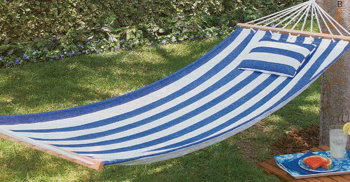 Blue Striped Hammock