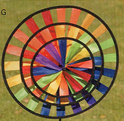 Rainbow Wind Wheel