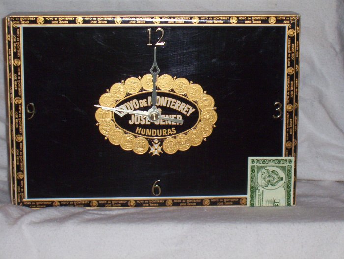 Moya De Monterey Cigar Box Clock