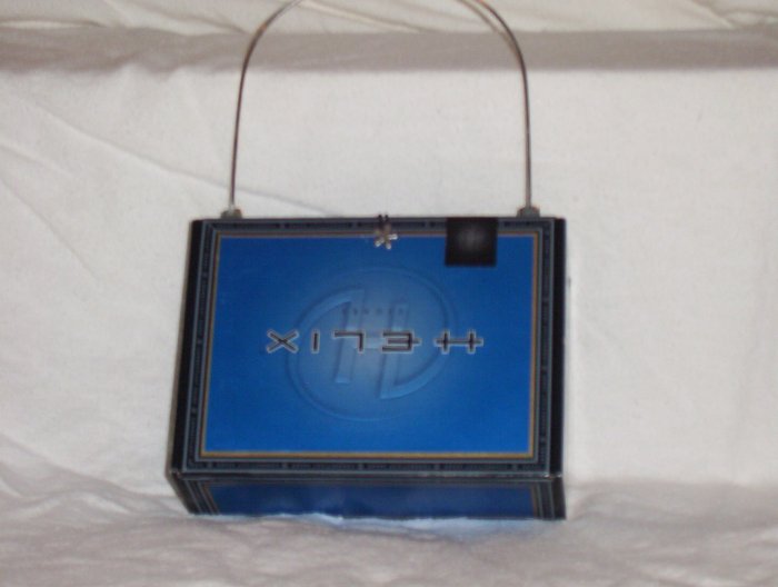 Blue Helix Cigar Box Purse