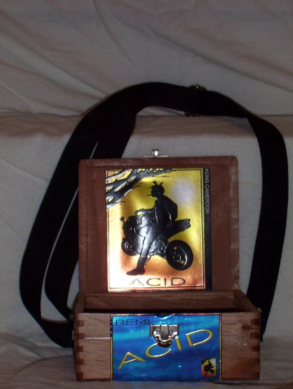 Acid Cigar Box Purse