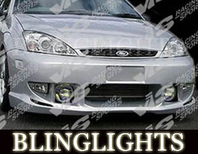 2000-2004 Ford Focus VIS Racing Body Kit Fog Lamps Bumper Driving Lights