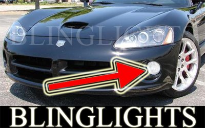 2003-2010 Dodge Viper Halo Fog Lamps Angel Eye Driving Lights