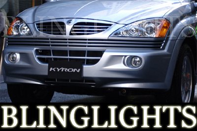 2005-2009 SSANGYONG KYRON FOG LIGHTS LAMPS xdi 2006 2007 2008