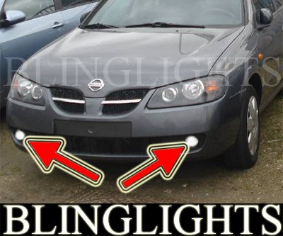 1995-2006 NISSAN ALMERA FOG LIGHTS LAMPS hatchback sedan 97 1998 1999 2000 2001 2002 2003 2004 2005