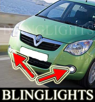 Vauxhall Opel Agila B Xenon Fog Lamps Driving Light Kit Foglights Foglamps Drivinglights