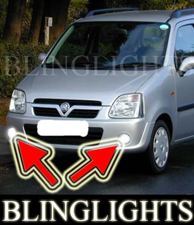 Opel Vauxhall Agila A Xenon Fog Lamps Driving Light Kit foglamps foglights drivinglights