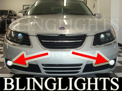 2006-2009 SAAB 9-5 SEDAN XENON FOG LIGHTS DRIVING LAMPS LIGHT LAMP KIT 2007 2008