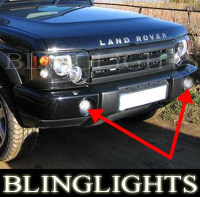 2003 2004 Land Rover Discovery 2 Fog Lamp Driving Light Kit Series II Foglamps LR2 Drivinglights