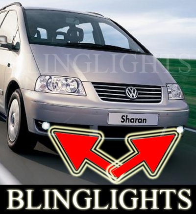 2004-2009 VOLKSWAGEN SHARAN FOG LIGHTS lamp s se sport 2005 2006 2007 2008