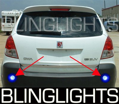2008 2009 2010 Saturn Vue Rear Bumper LED Lamps Back-Up Accent Driving Lights Kit