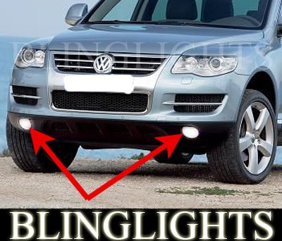 2008 2009 2010 Volkswagen VW Touareg Xenon Fog Lamps Driving Lights Foglamps Foglights Kit