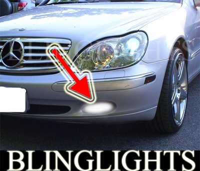 1999 2000 2001 2002 2003 2004 2005 Mercedes-Benz S-Class Xenon Fog Lamps Driving Lights Kit W220