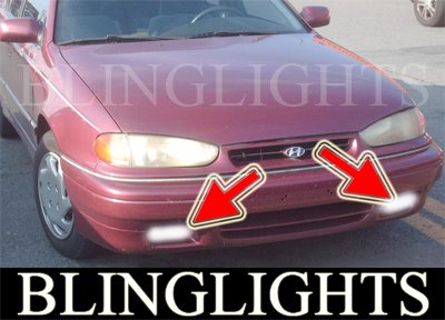 1994 1995 Hyundai Elantra Xenon Fog Lamps Driving Lights Foglamps Foglights Drivinglights Kit