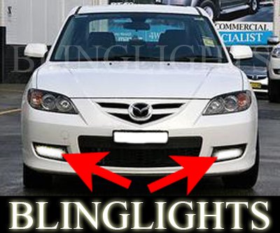 2008 2009 Mazda3 SP23 BK 2 Fog Lamp Driving Lights Kit Xenon Driving Lights