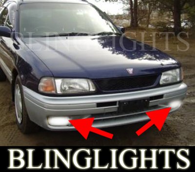 Y10 Nissan Wingroad Xenon Fog Lamps Driving Lights Kit foglamps foglights drivinglights