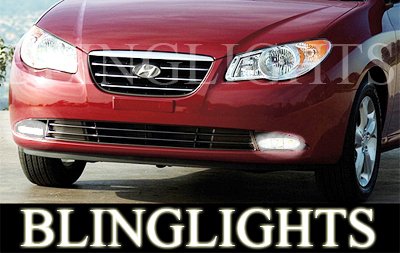 2007 2008 2009 Hyundai Elantra GLS SE Xenon Fog Lights Driving Lamps Kit
