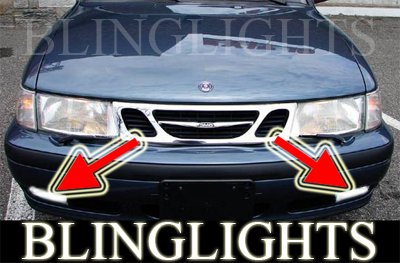 1999-2002 SAAB 9-3 SE XENON FOG LIGHTS DRIVING LAMPS LIGHT LAMP KIT 2000 2001