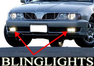 2000 2001 2002 2003 Mitsubishi Verada Magna Xenon Fog Lamps Driving Lights Foglamps Foglights TJ Kit