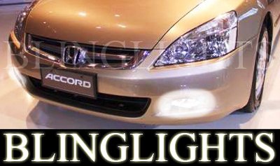 2003 2004 2005 2006 2007 Honda Accord Coupe Sedan Xenon Fog Lamps Driving Lights Foglamps Foglights