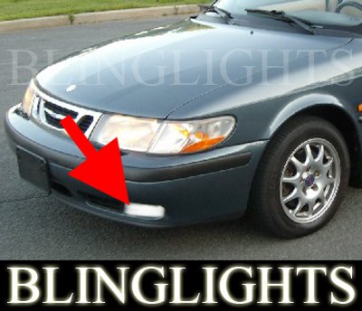 1999-2002 SAAB 9-3 CONVERTIBLE XENON FOG LIGHTS DRIVING LAMPS LIGHT LAMP KIT 2000 2001