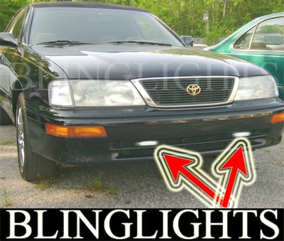 1995 1996 1997 Toyota Avalon Xenon Bumper Fog Lamps Driving Lights Foglamps Foglights Kit