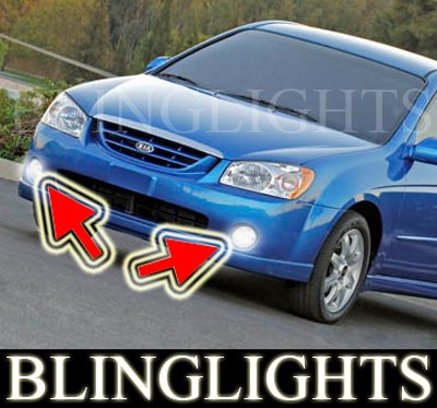 2004 2005 2006 KIA Spectra Spectra5 Xenon Foglamps Foglights Fog Lamps Driving Lights Kit