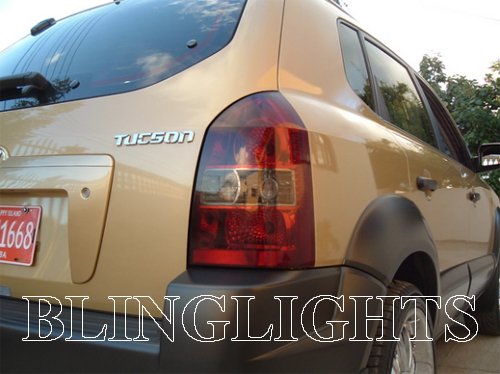 2004-2009 Hyundai Tucson Smoked Tail Light Overlay Protective Lamp Tint Kit
