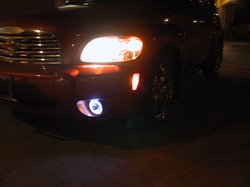 2006 2007 2008 2009 2010 2011 Chevrolet Chevy HHR Halo Fog Lamps Angel Eye Driving Lights