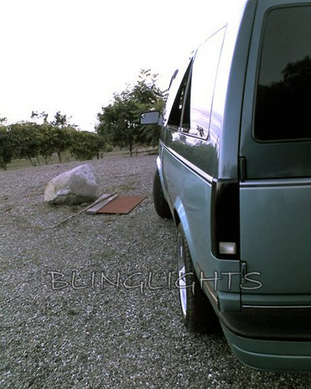 GMC Safari Tinted Smoked Taillamps Taillights Overlays Protection Film