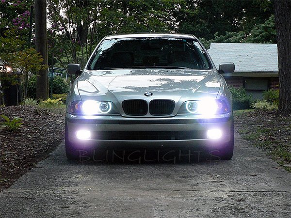 1996 1997 1998 1999 2000 BMW 5 Series E39 Xenon Fog Lamps Driving Lights Foglamps Foglights Kit
