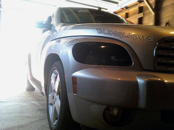 Chevrolet Chevy HHR Smoked Overlays Headlamps Headlights Head Lamps Lights Tinted Film