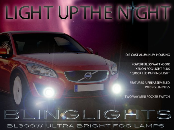 2007-2013 Volvo C30 Xenon Fog Lamps Driving Lights Kit