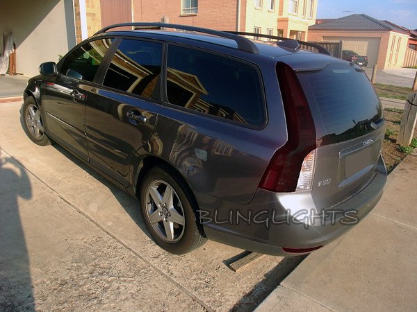 Volvo V50 Tinted Smoked Taillamps Taillights Overlays Film Protection