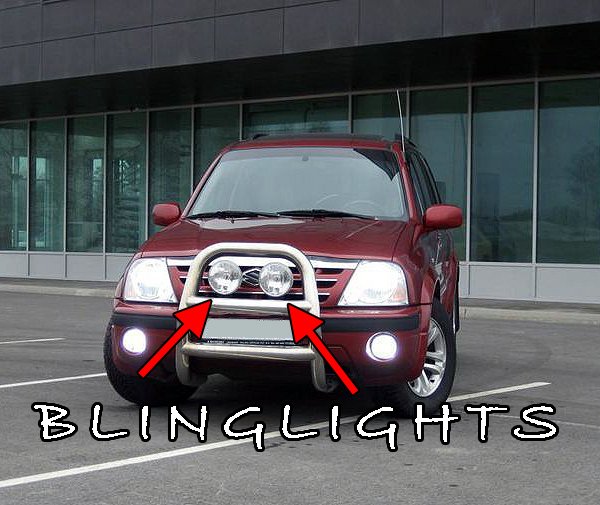 Suzuki XL-7 XL7 Offroad Light Bar Auxilliary Driving Lamps Off Road Aux Grill Lamp Kit Grille Lights