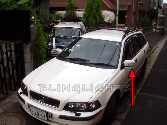 Volvo V40 LED Side View Mirror Turnsignals LED Turn Signals Lights LEDs Signalers Accent Lamps