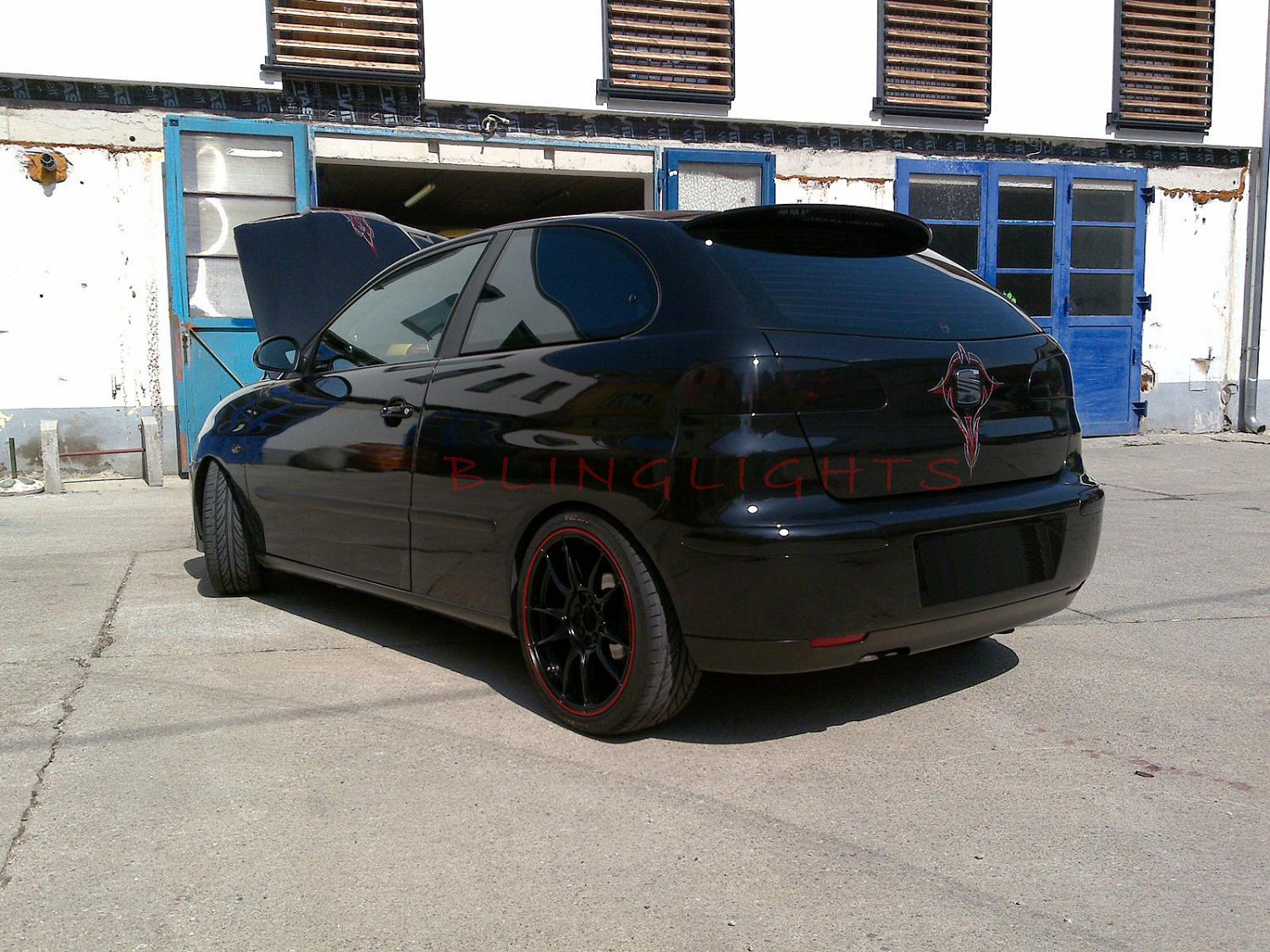 Seat Alhambra Tinted Smoked Taillamps Taillights Tail Lamps Lights Protection Overlays Film