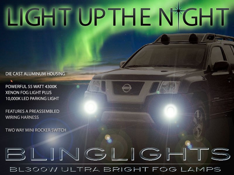 2009-2015 Nissan Xterra N50 Xenon Fog Lamp Driving Light Kit