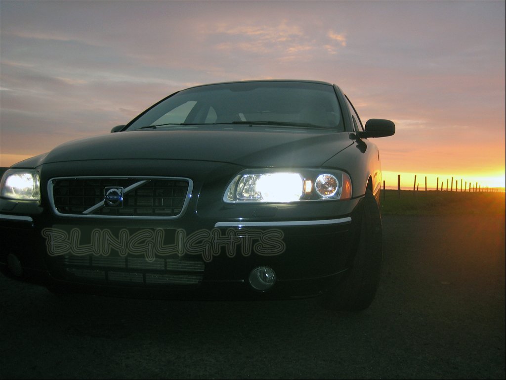 Volvo S60 V60 Bright White Upgrade Light Bulbs for Halogen Headlamps Headlights Head Lamps Lights