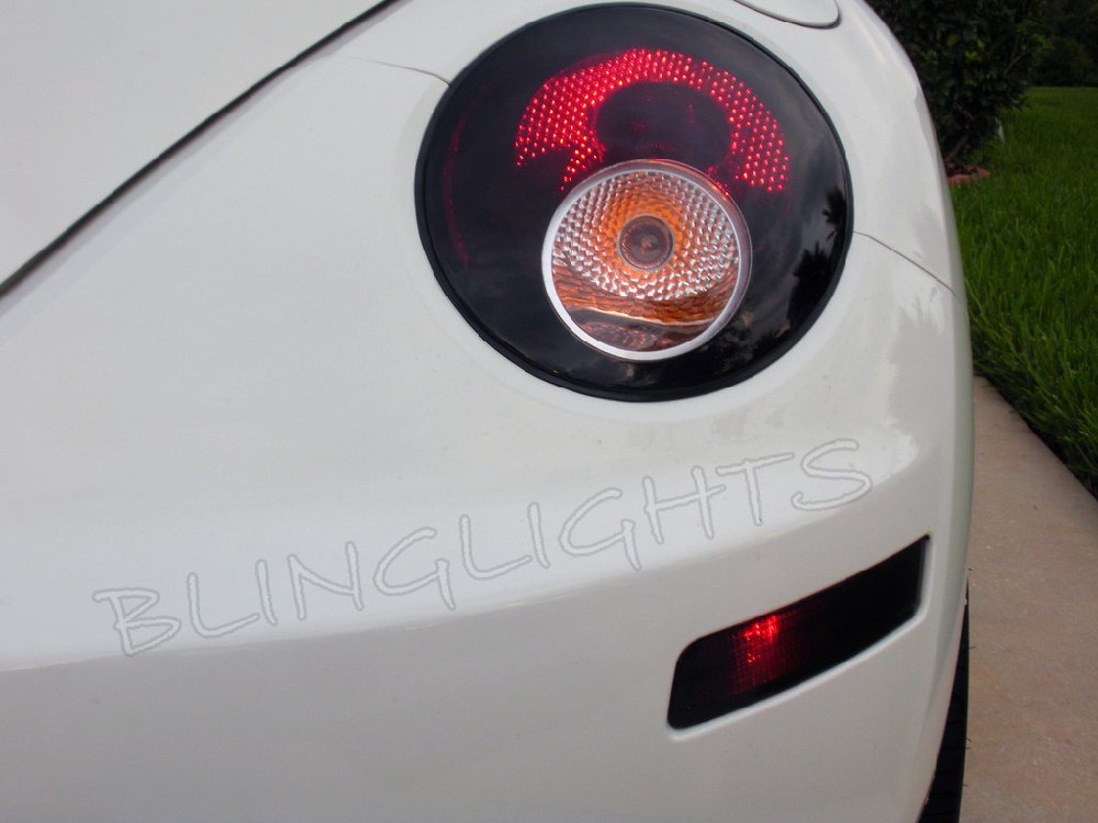 2006 2007 2008 2009 2010 Volkswagen VW Beetle Tinted Smoked Taillamps Taillights Overlays