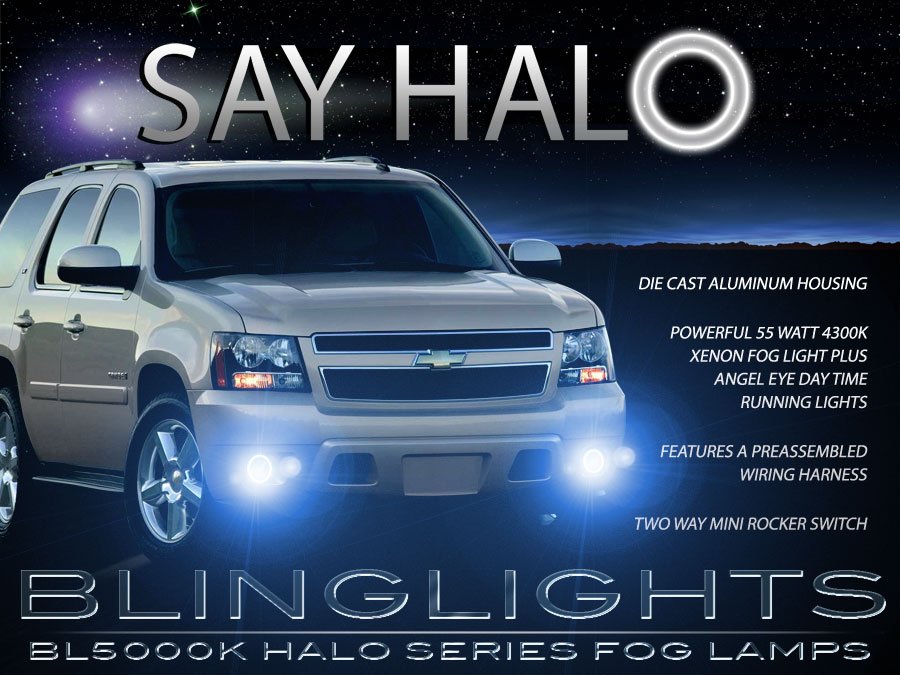 2007-2014 Chevrolet Suburban Halo Fog Lamp Driving Light Kit