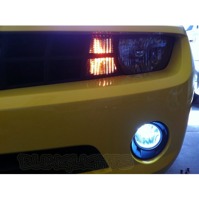 2010-2013 Chevy Camaro Xenon Fog Lamp Driving Light Kit Foglamps Foglights Drivinglights