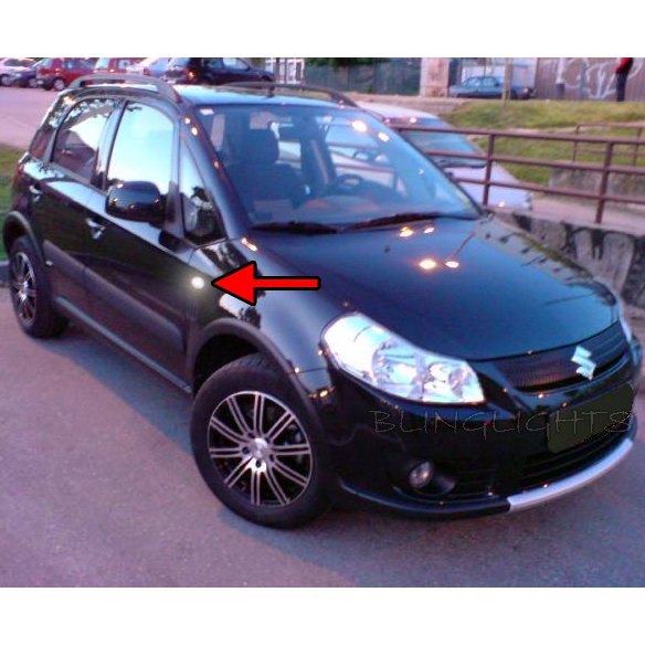 Suzuki SX4 LED Side Marker Turnsignals Lights Accents Turn Signals Lamps Signalers Accent Markers