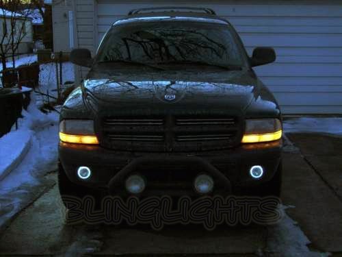 1997-2004 Dodge Dakota Angel Eye Fog Lamps Lights Kit