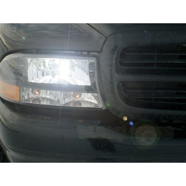 Dodge Durango Bright Head Lamp Light Bulbs Replacement Upgrade Set Pair