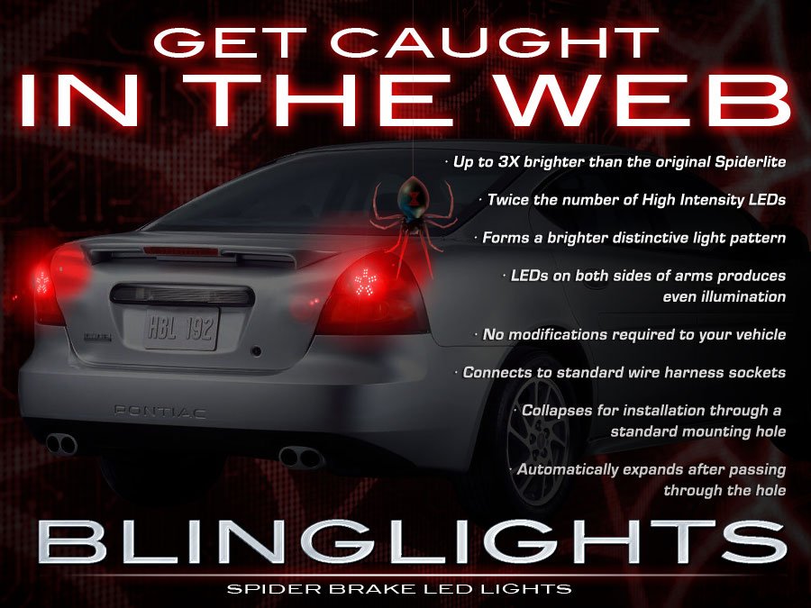 1988-2008 Pontiac Grand Prix LED Light Bulbs for Taillamps Taillights Tail Lamps Lights LEDs