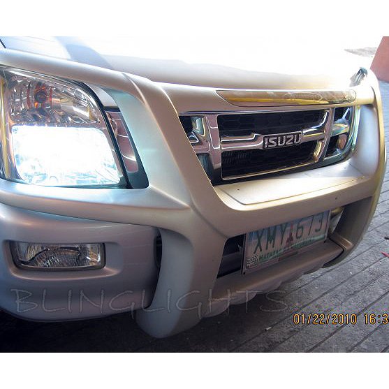 Isuzu MU-7 Rodeo Denver Max LE Bright Light Bulbs for Halogen Headlamps Headlights Head Lamps Lights