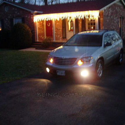 2004 2005 2006 2007 2008 Chrysler Pacifica Halo Foglamps Angel Eye Fog Lamps Driving Lights Kit