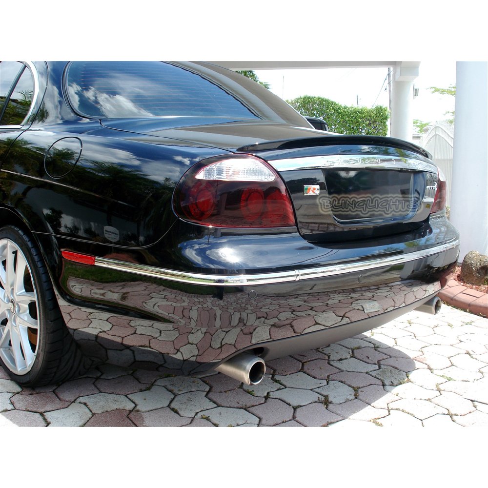 Jaguar S-Type Tinted Smoked Taillamps Taillights Tail Lamps Lights Protection Overlays Film