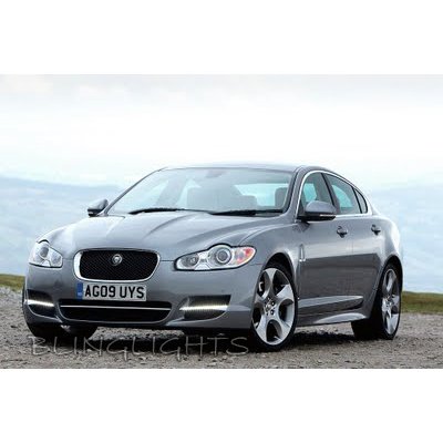 2008 2009 2010 2011 2012 Jaguar XF LED DRL Light Strips Day Time Running Lights Strip Lamps DRLs